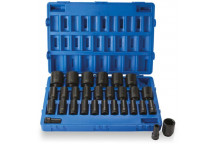 3/4" Drive Metric Impact Socket Set (29pc)