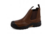 JCB Dealer Boot S3L Brown - size 9(43)