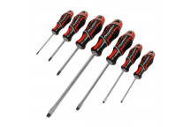 Screwdriver Set  GripMax Red (7pc)