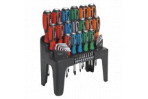 Hammer-Thru Screwdriver Hex Key & Bit Set (44pc)