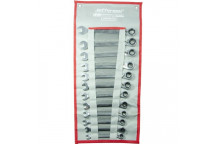 Jefferson 12pc Ratchet Spanner Set Metric 8-19mm