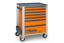 C24S 7/O-MOBILE ROLLER CAB 7 DRAWERS ORANGE