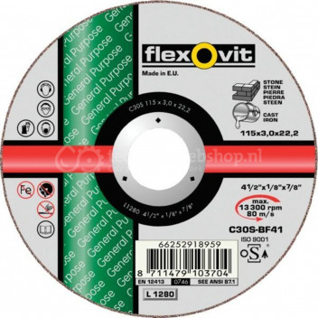 4.5" Flat Stone Cutting Disc (115mm)