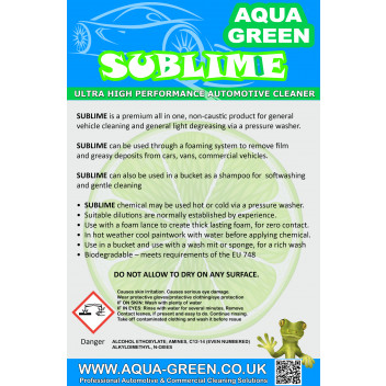Aqua Green Non-Caustic TFR 20Ltr Aqua Green Non-Caustic TFR 20Ltr