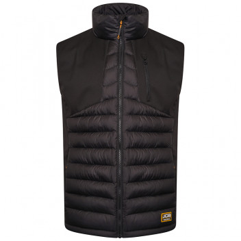 Workwear Trade Hybrid Padded Gilet Black XL