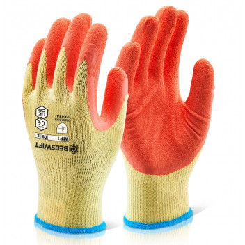 Orange Latex Gloves [Each] Large