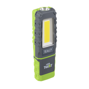 LED Twist Rechargeable Inspection Light 5W COB & 1W SMD