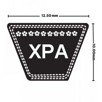 XPA0850 - Cogged Wedge Belt