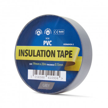 Grey PVC Insulation Tape (33mt)