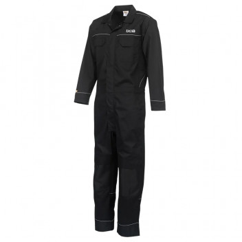 JCB Workwear Trade Coverall Black  Large