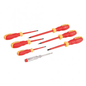 VDE Soft-Grip Electricians Screwdriver Set (7pce)