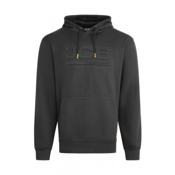 JCB Embossed Hoody Black - X-Large