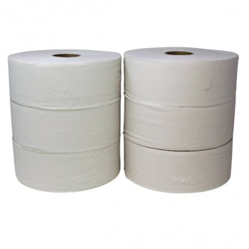 Toilet Roll Mid-Jumbo 250mm x 90mm 2ply (6)