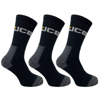 Workwear Work Socks 6-11 Black (3pk)