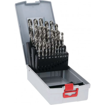 Bosch HSS-G Drill Bit Set (25pce) (1-13MM) Bosch HSS-G Drill Bit Set (25pce) (1-13MM)