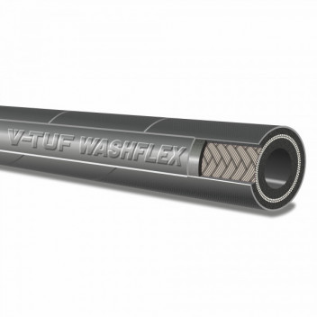 2mt 3/8" Hose Black V-Tuff 3/8FxF 2W