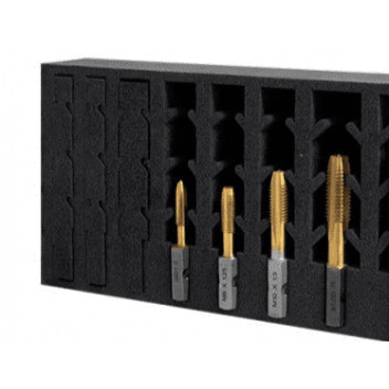 HMT VersaDrive ImpactaTap 4 Pc InsertFoam Set: M12 M16 M20 HMT VersaDrive ImpactaTap 4 Pc InsertFoam Set: M12 M16 M20