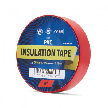 Red PVC Insulation Tape (33mt)