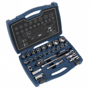 1/2" Metric Socket Set (26pc)