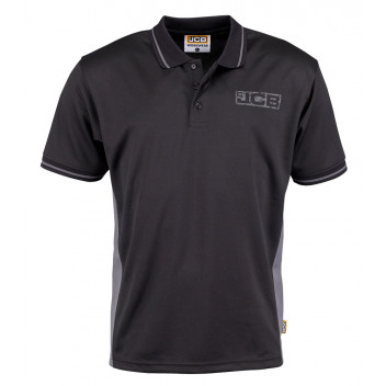 JCB Performance Polo Shirt Black Medium