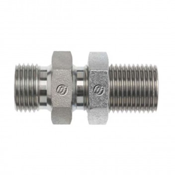 3/8 B M/M Bulkhead c/w Nut