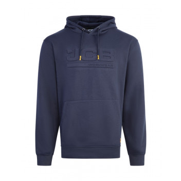 JCB Embossed Hoody Navy - Large