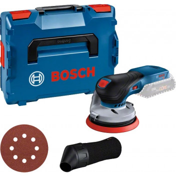 Bosch 18v Orbital Sander Kit - 125mm (Tool Only + L-Box)