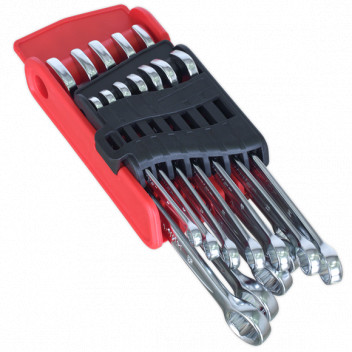 Combination Spanner Set 12pc Lock-On 6pt