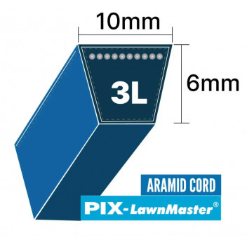 3L-330K - Blue Kevlar Cord Belt