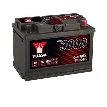 096 Battery 12v 76ah 680cca 3yr