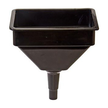 Garage Funnel with Filter - Black