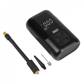 Tyre Inflator & Power Bank with Worklight Rechargeable
