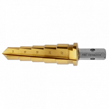 HMT VersaDrive ImpactaStep Cutter 14-16-18-20-22mm HMT VersaDrive ImpactaStep Cutter 14-16-18-20-22mm