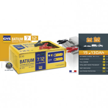 Batium Charger 15-130Ah 6-12v