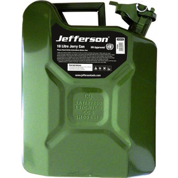 Jefferson 10L Jerry Can - Green Jefferson 10L Jerry Can - Green