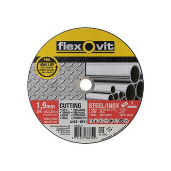 9" Flat Steel Cutting Disc (230mm x 1.9mm) 9" Flat Steel Cutting Disc (230mm x 1.9mm)
