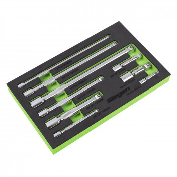 Extension Bar Set 1/4 3/8 1/2" Drive 9pc