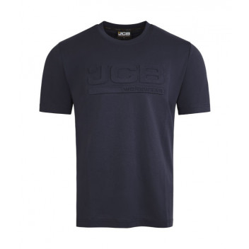 JCB Embossed T-Shirt Navy - 2X-Large