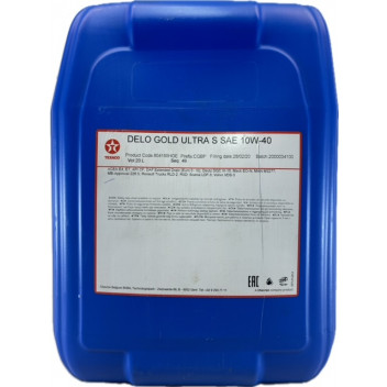 Texaco 10W/40 - Delo Gold Ultra S (20L)