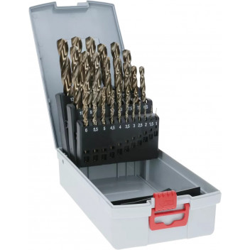 Bosch HSS-Cobalt Drill Bit Set (25pc) (1-13MM) Bosch HSS-Cobalt Drill Bit Set (25pc) (1-13MM)