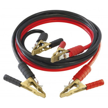 H/D Jump Leads Pro 320A - Ø16mm² Brass Clamps 3mtr H/D Jump Leads Pro 320A - Ø16mm² Brass Clamps 3mtr